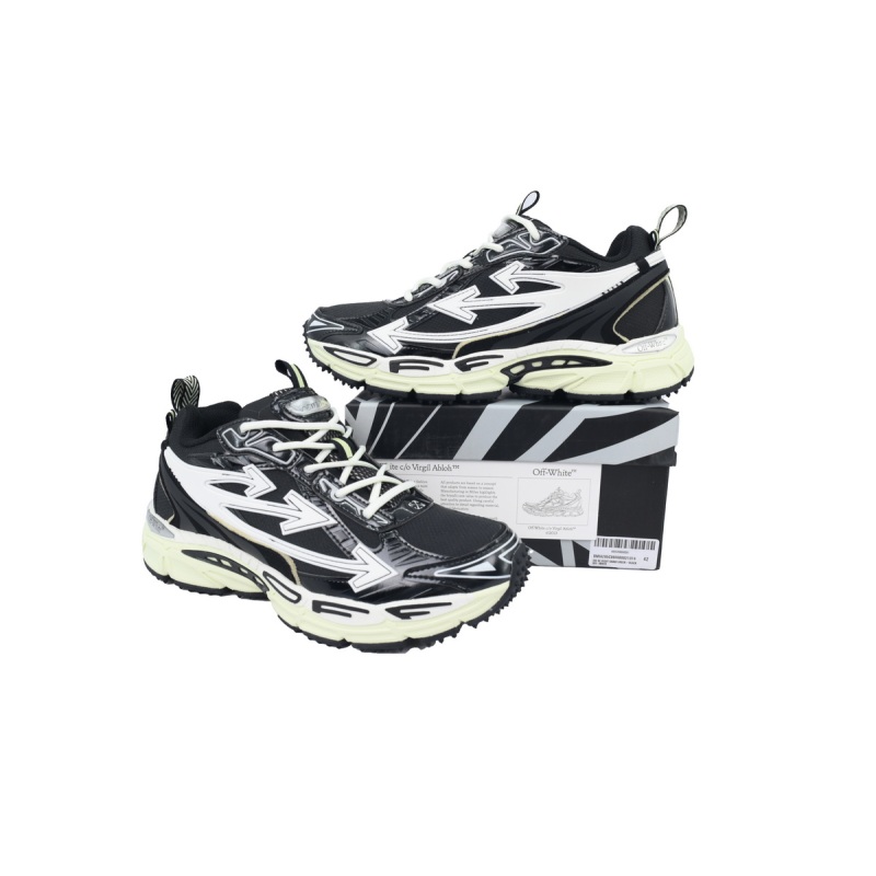 Off-White Be Right Back Grass Green Black OMIA295C99 FAB002 1014