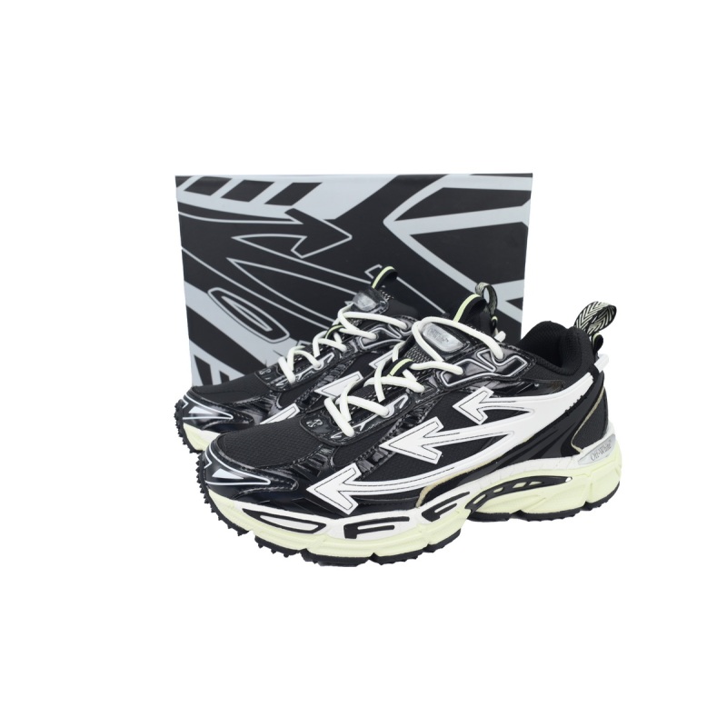 Off-White Be Right Back Grass Green Black OMIA295C99 FAB002 1014
