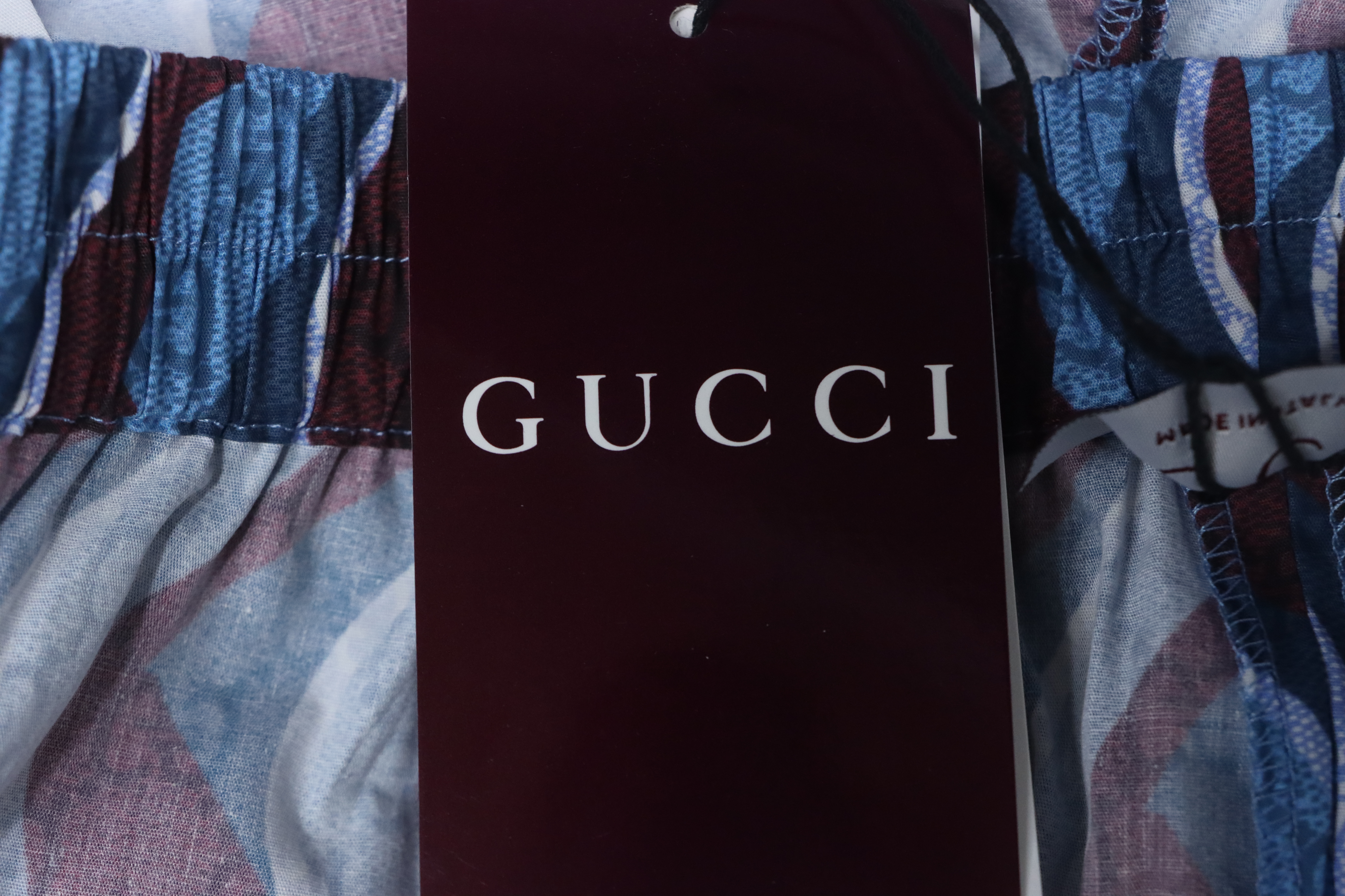 Gucci Printed Cotton Poplin Shorts
