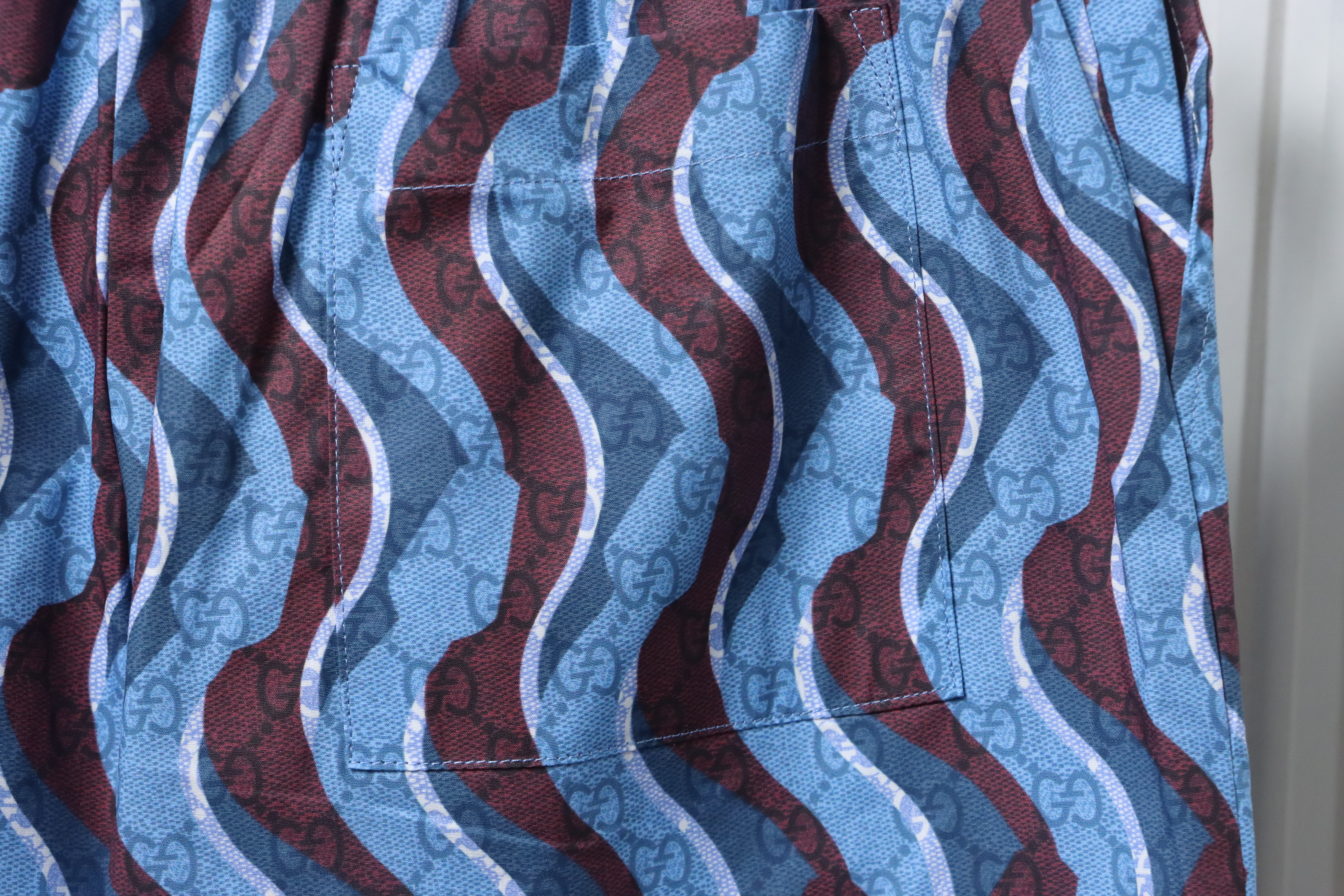 Gucci Printed Cotton Poplin Shorts