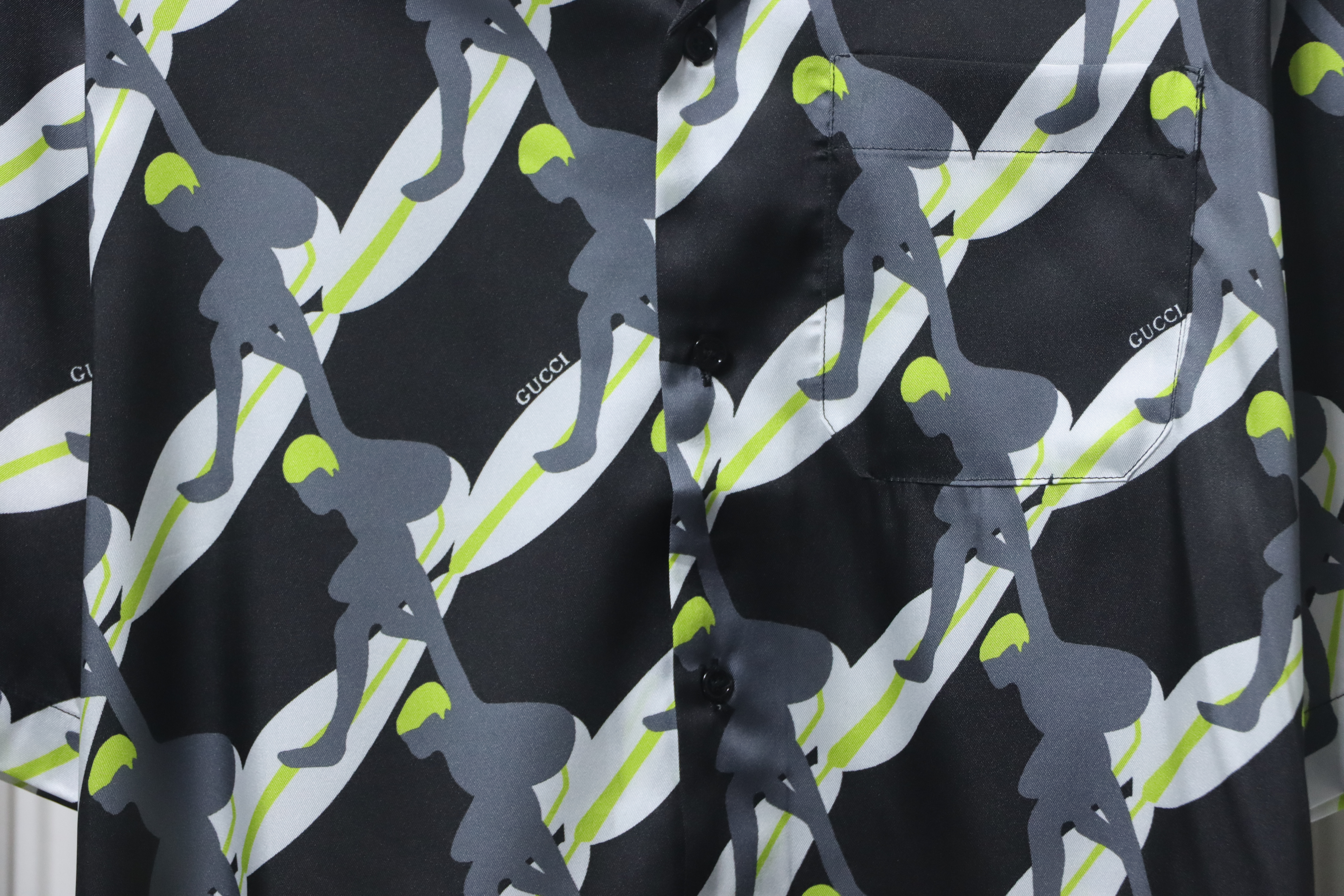 Gucci Printed Light Cotton Poplin Shirt