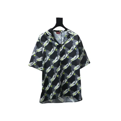 Gucci Printed Light Cotton Poplin Shirt 01