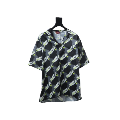 Gucci Printed Light Cotton Poplin Shirt 01
