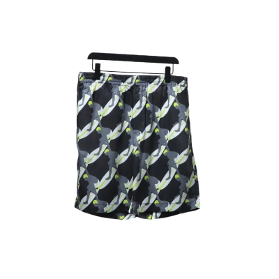 Gucci Printed Silk Twill Shorts 01