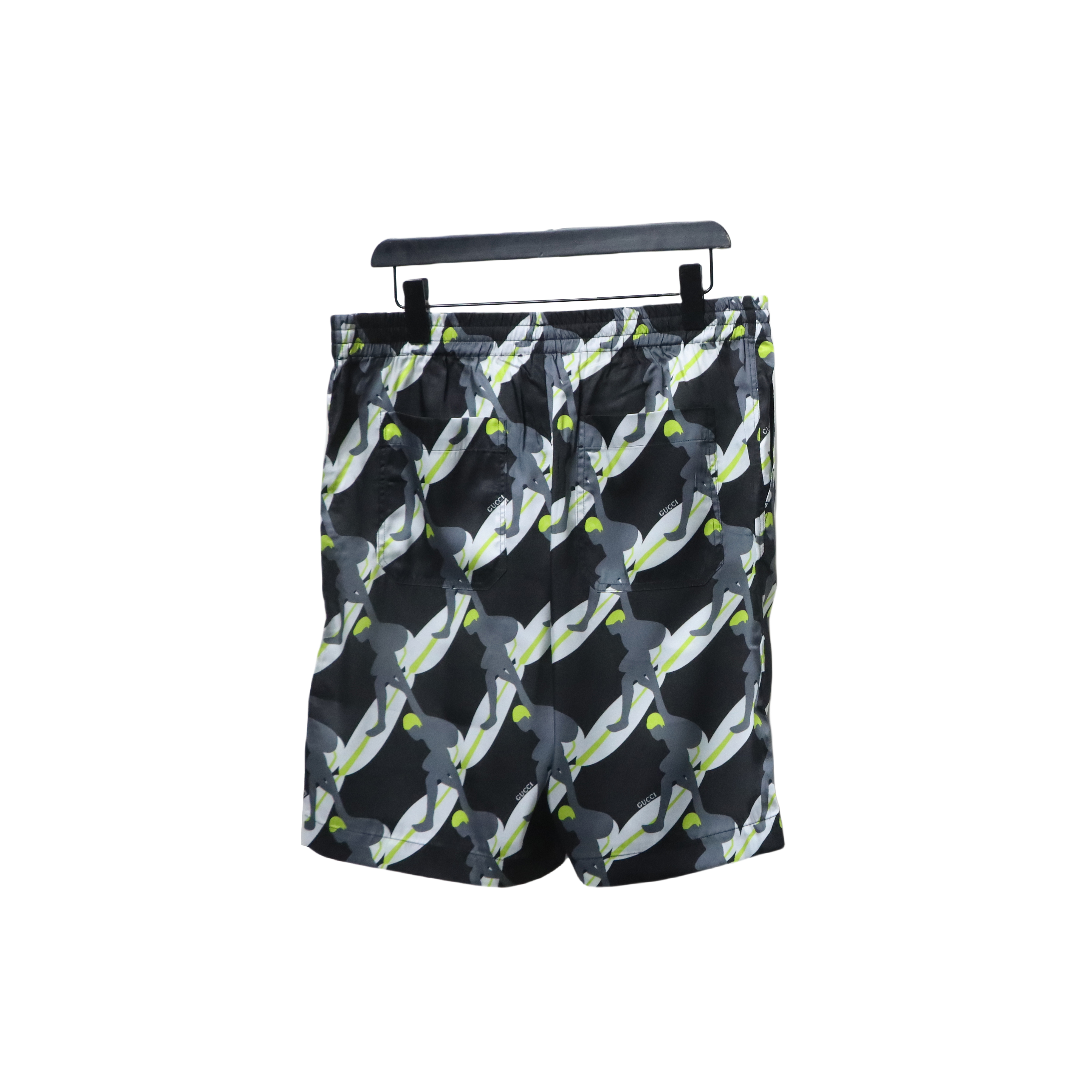 Gucci Printed Silk Twill Shorts