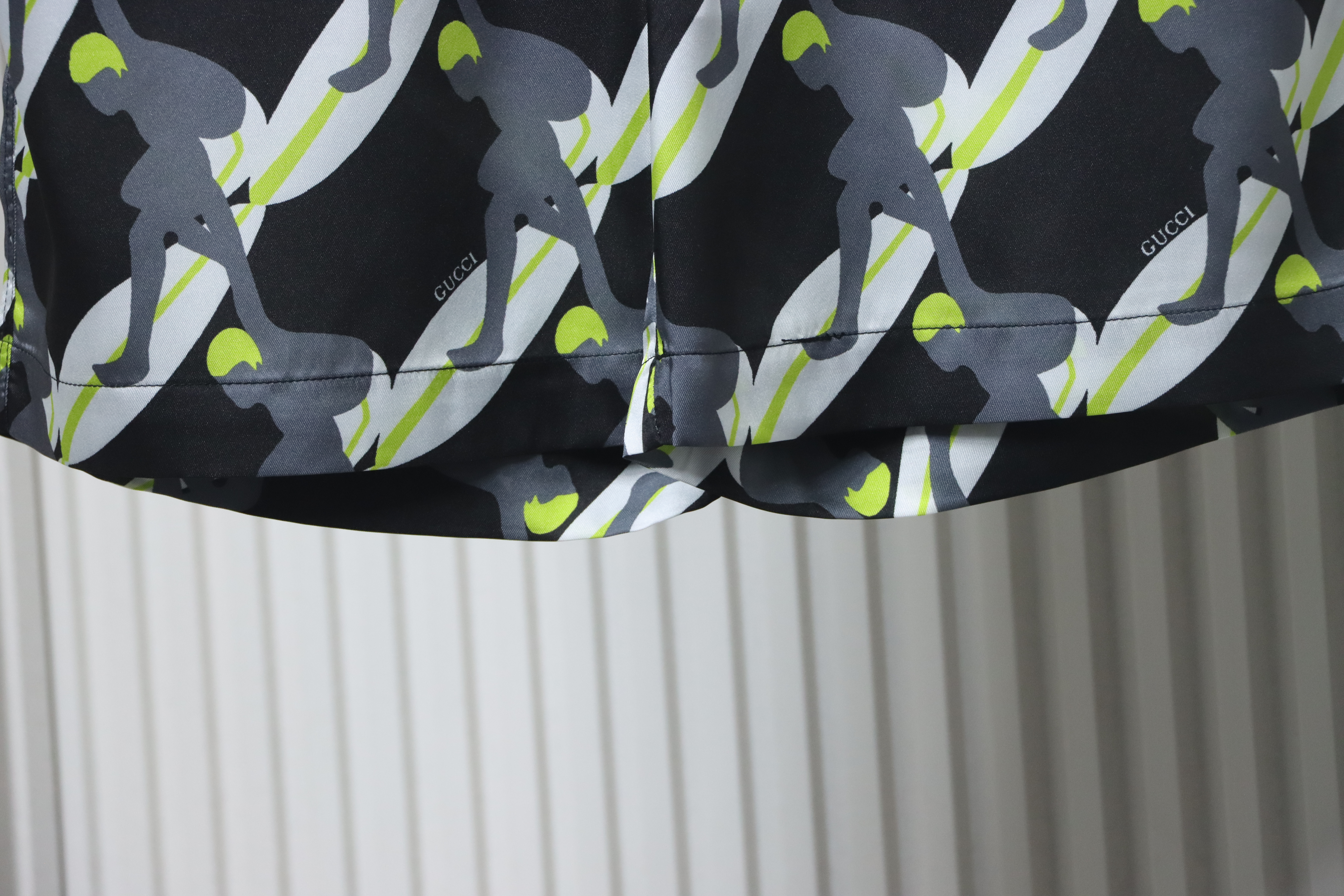 Gucci Printed Silk Twill Shorts