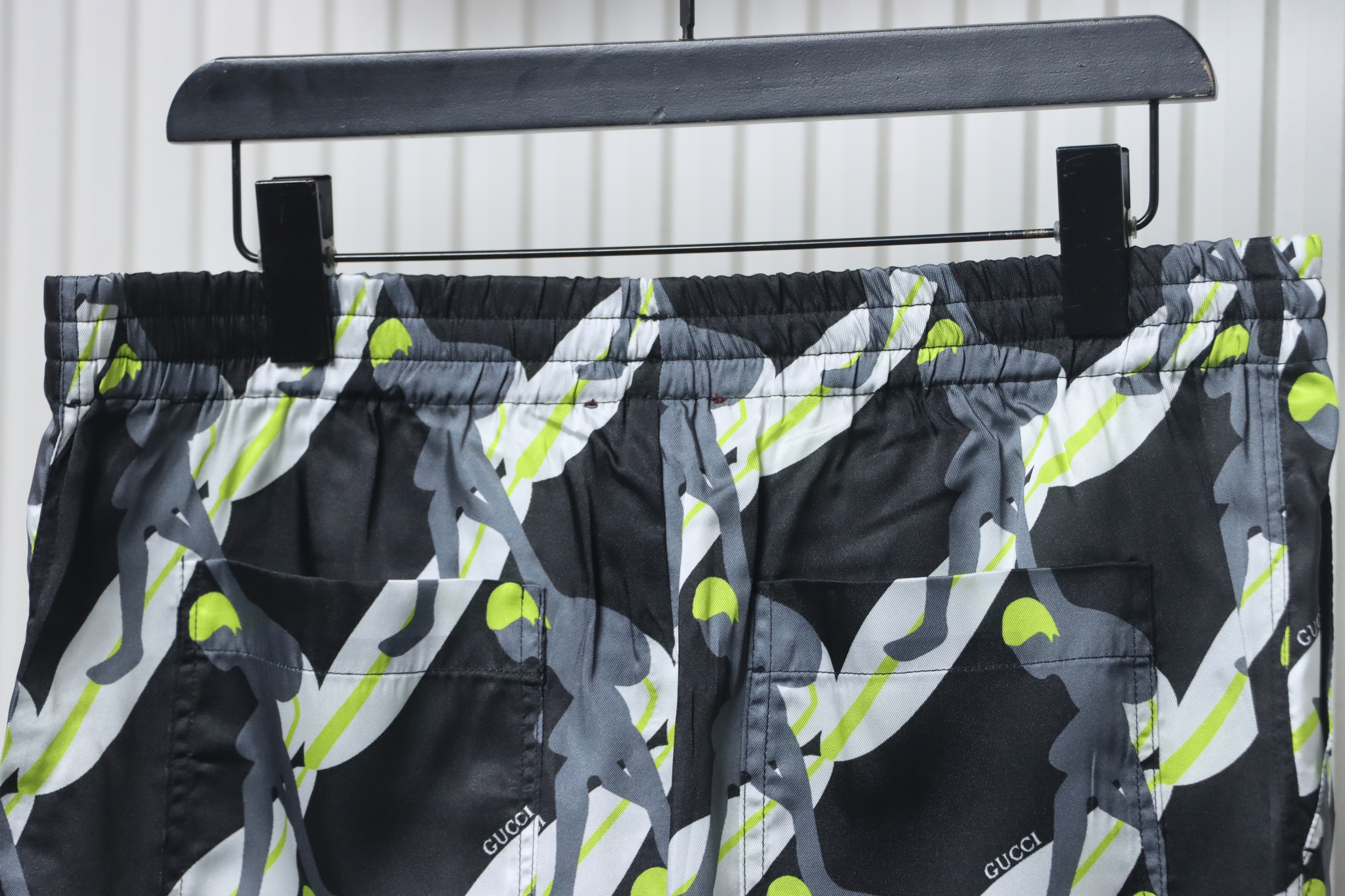 Gucci Printed Silk Twill Shorts