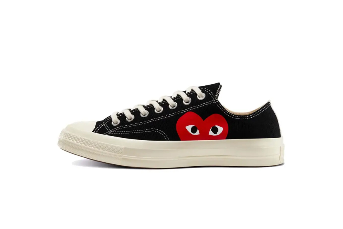 Comme des Garçons PLAY x Converse Chuck 70 Low 'Black' A08796C