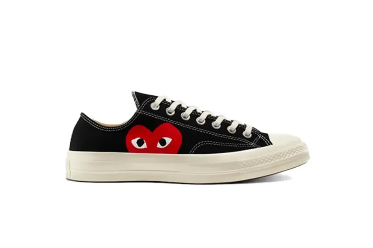 Comme des Garçons PLAY x Converse Chuck 70 Low 'Black' A08796C