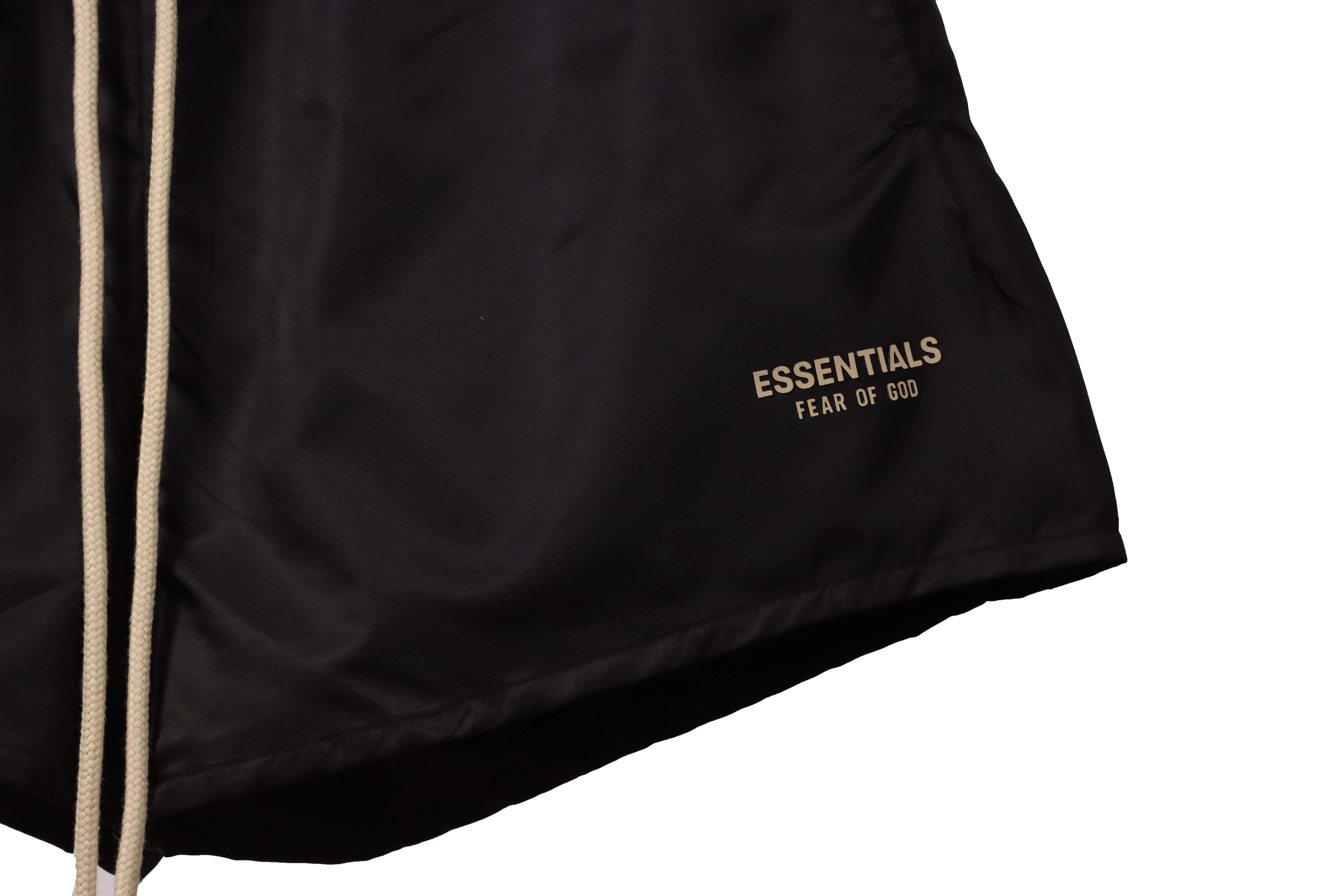 Fear of God Essentials Running Nylon Short Jet Black