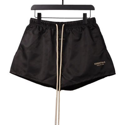 Fear of God Essentials Running Nylon Short Jet Black 01