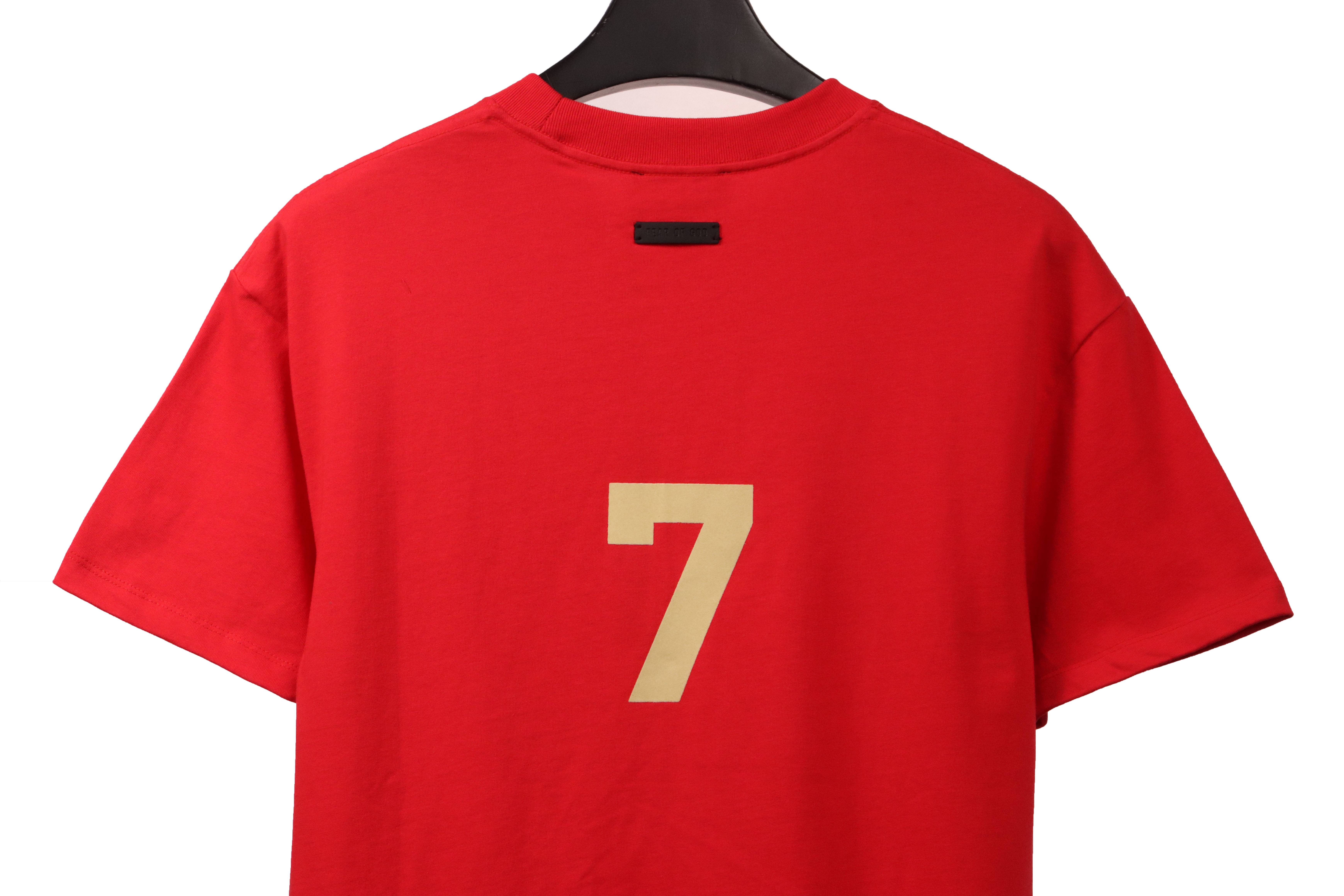 Fear of God Seventh Collection 7 Tee Vintage Red