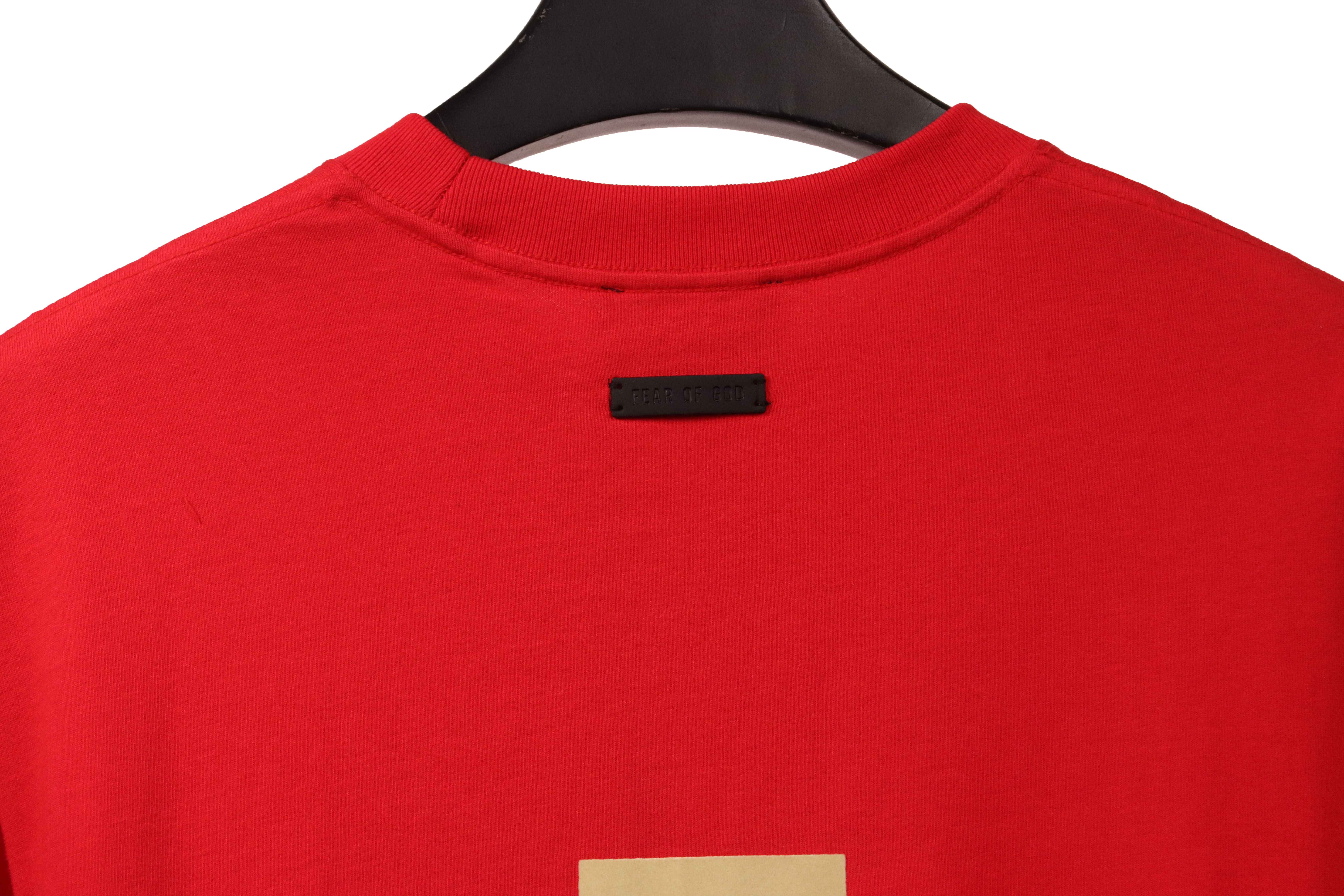 Fear of God Seventh Collection 7 Tee Vintage Red
