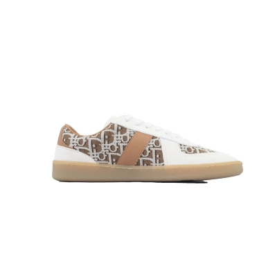 Dior B01 Matchpoint Sneaker 'White And Brown Print'  02