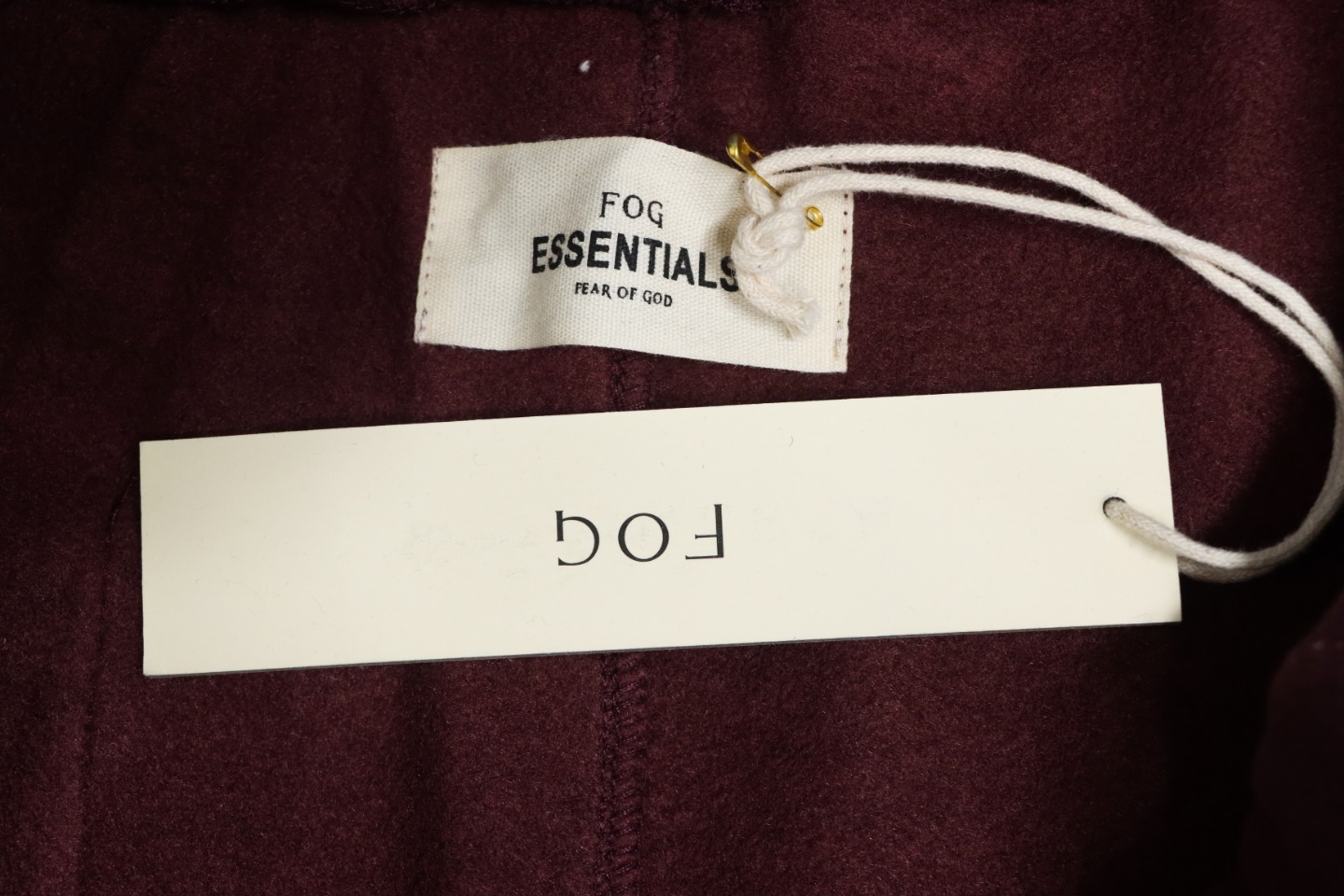 Fear of God Essentials Side Stripe Sweatpants Red