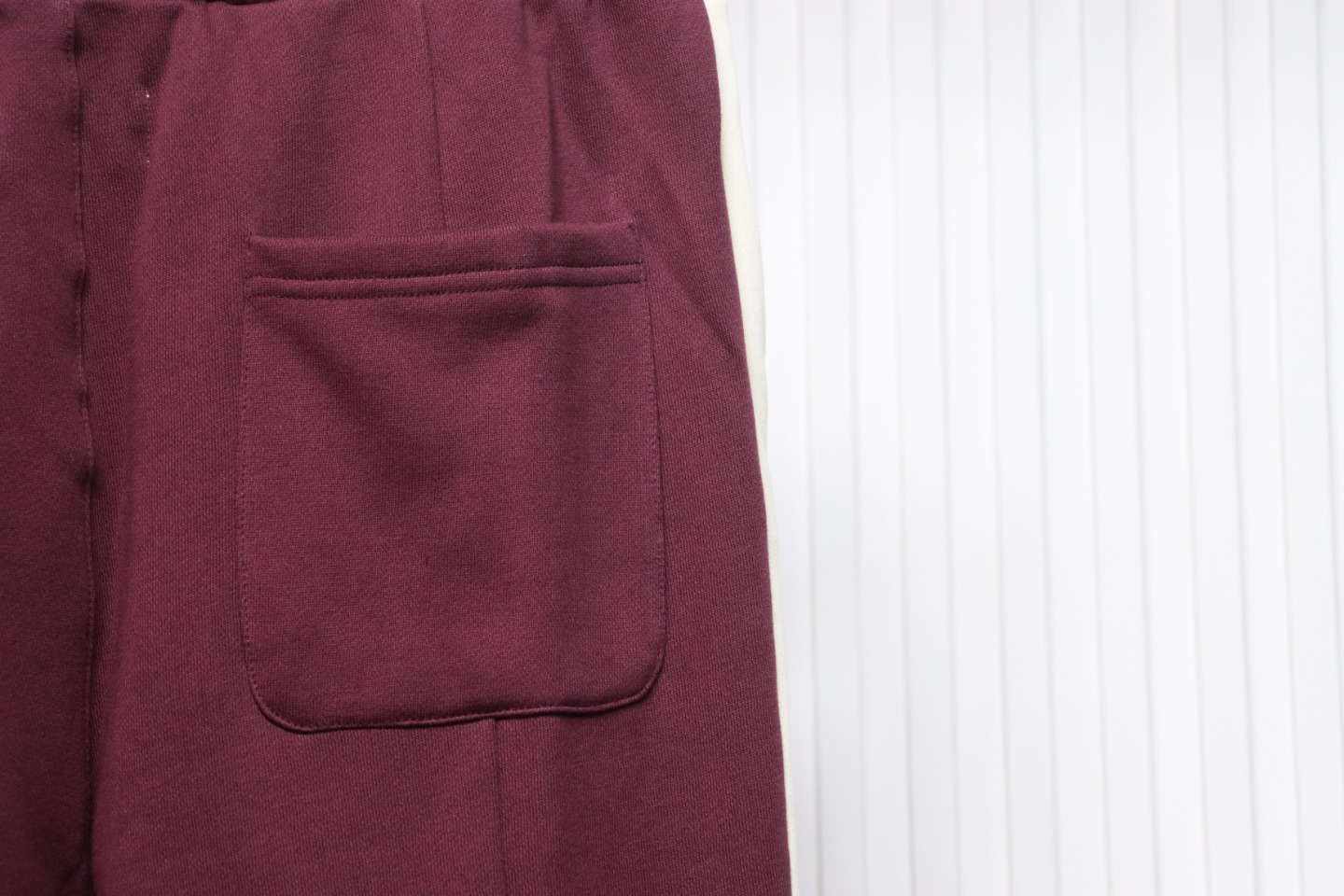 Fear of God Essentials Side Stripe Sweatpants Red