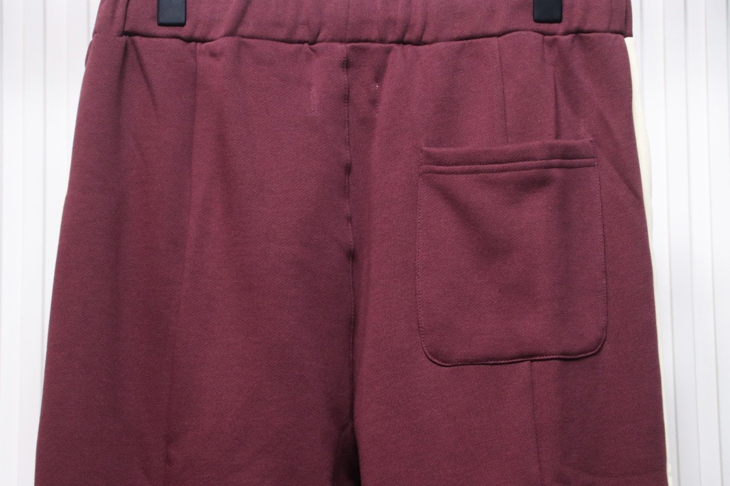 Fear of God Essentials Side Stripe Sweatpants Red