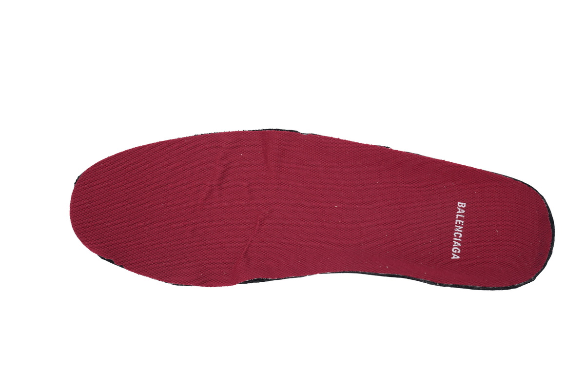 Balenciaga Hamptons Worn-out Trainers Beige Red 841765 WCURB 9141