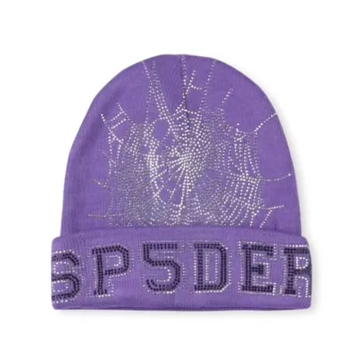 Sp5der Web Beanie Purple 01