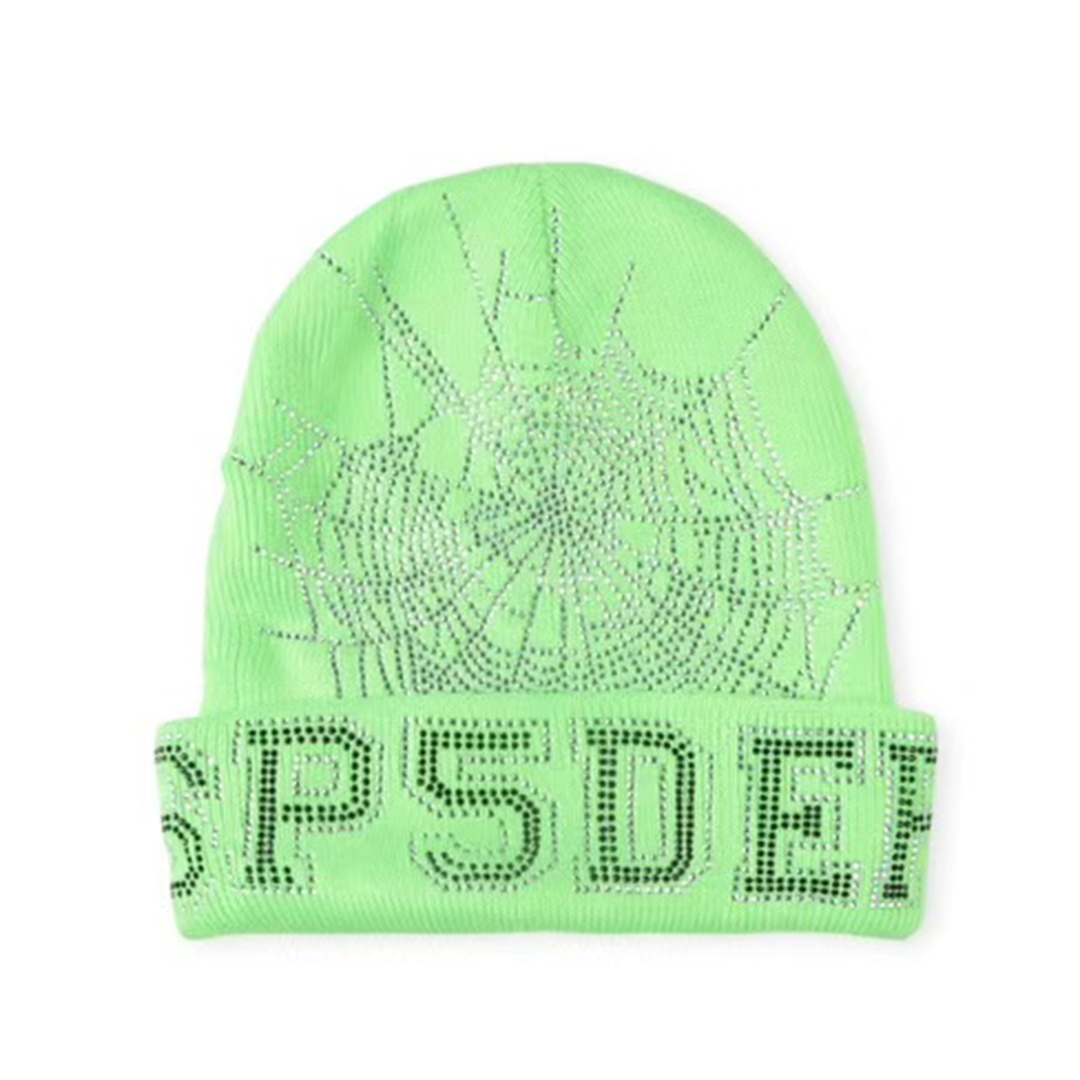 Sp5der Web Beanie Green