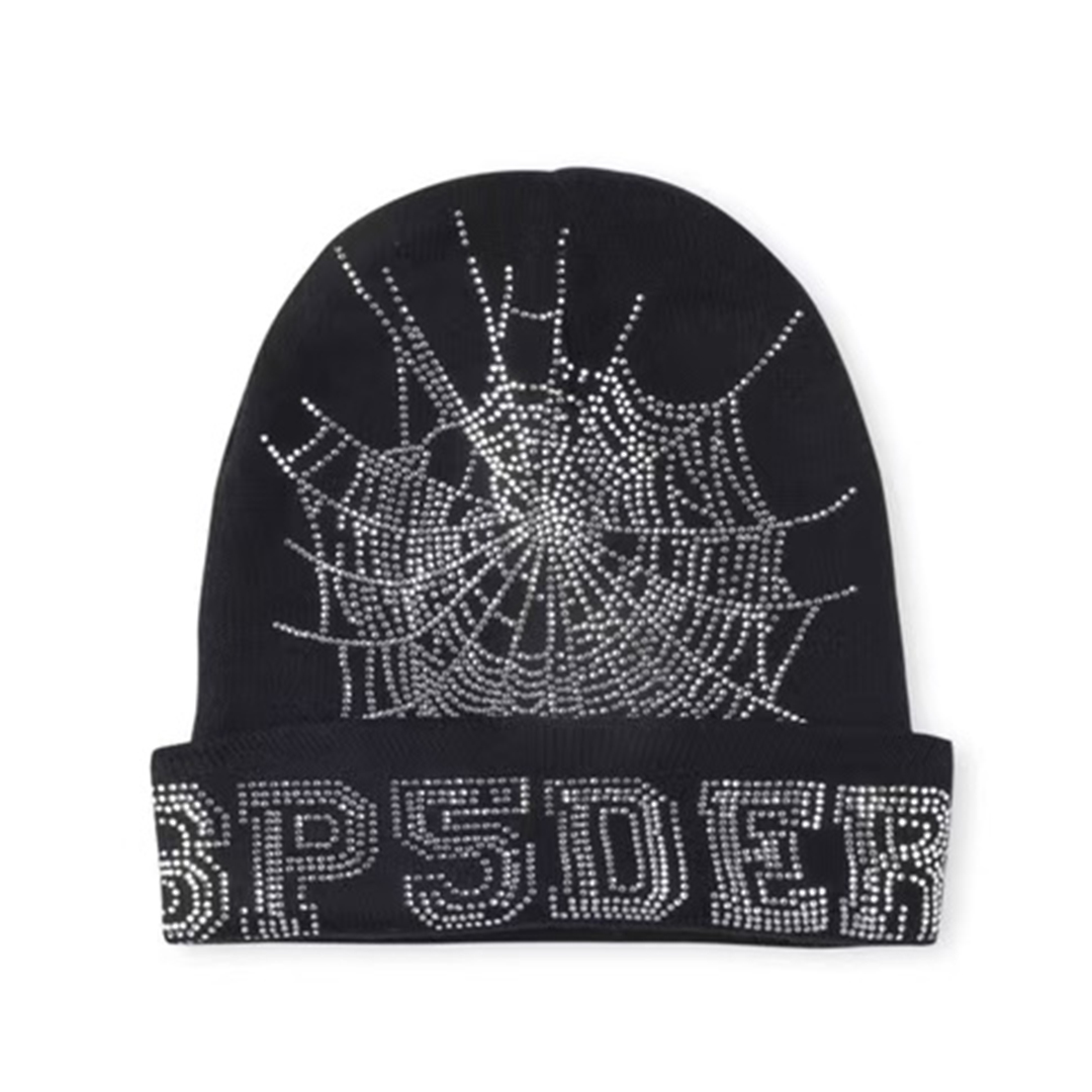 Sp5der Web Beanie Black