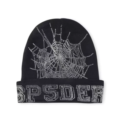 Sp5der Web Beanie Black 01