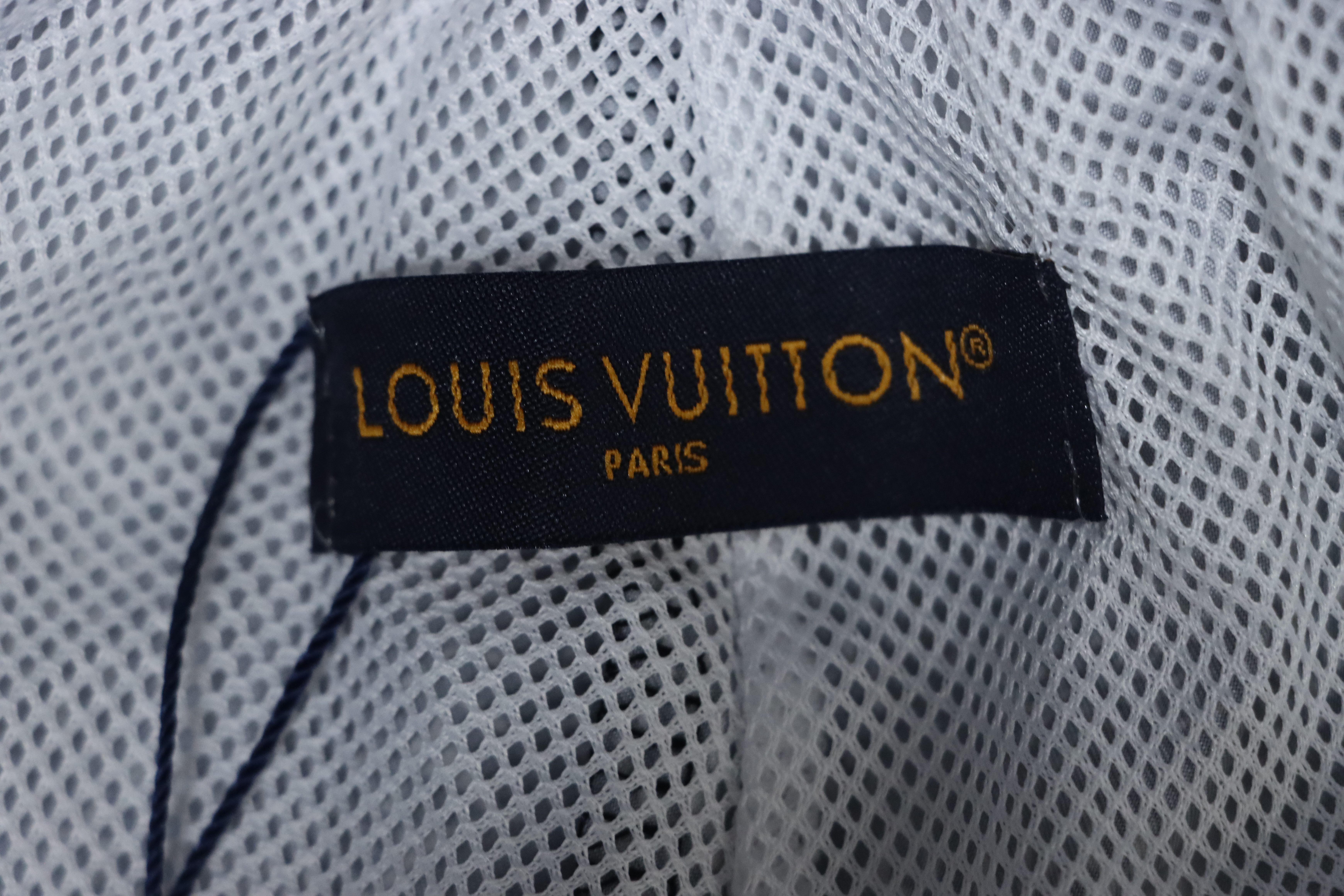 Louis Vuitton Checkerboard Jacquard Panel Beach Shorts Black