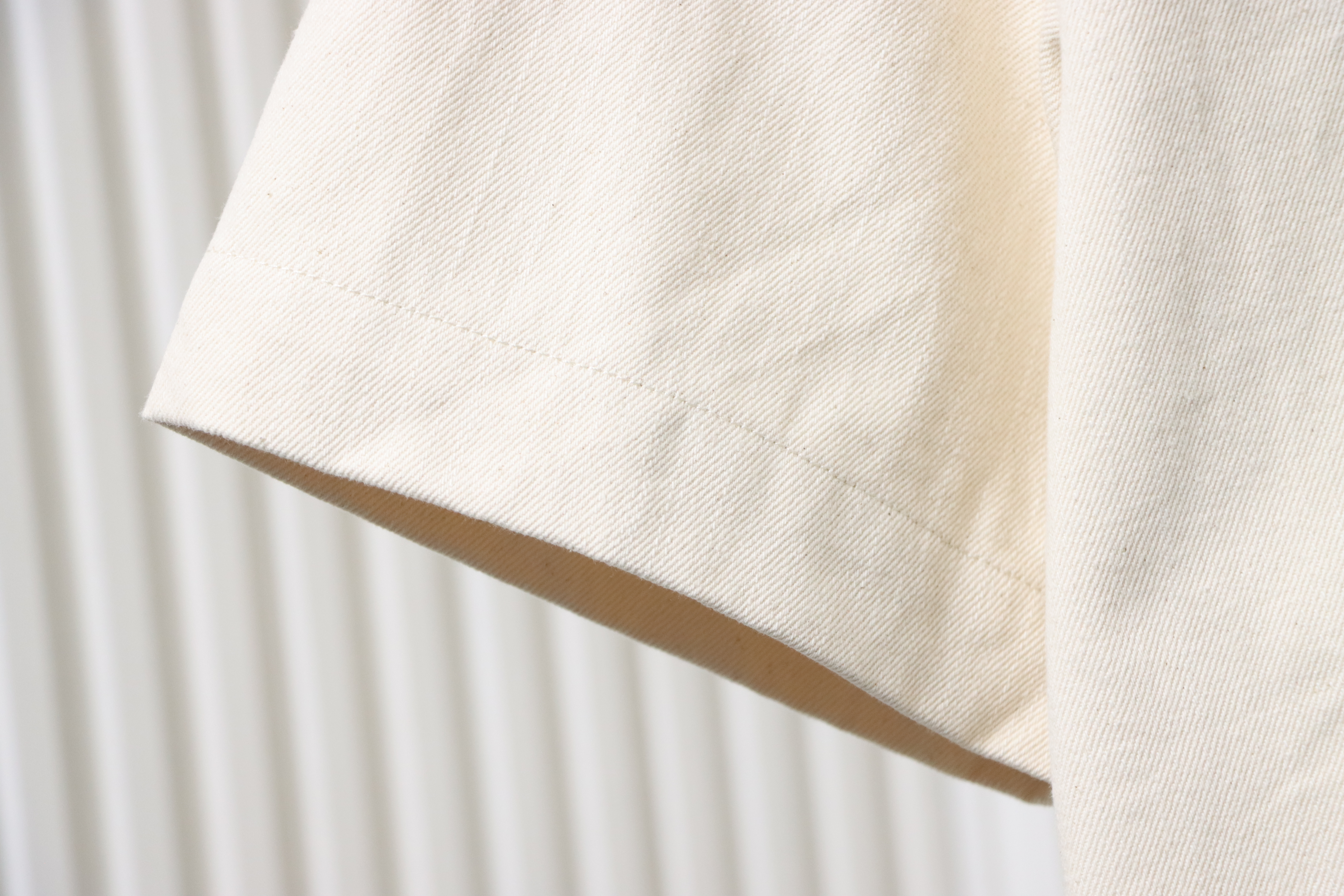 Louis Vuitton Pocket Leather Label Denim Short-Sleeved Shirt