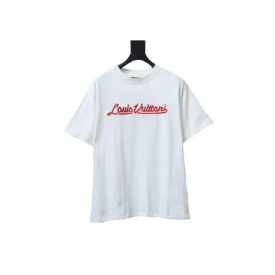 Louis Vuitton x Nigo Embroidered Tee White 01