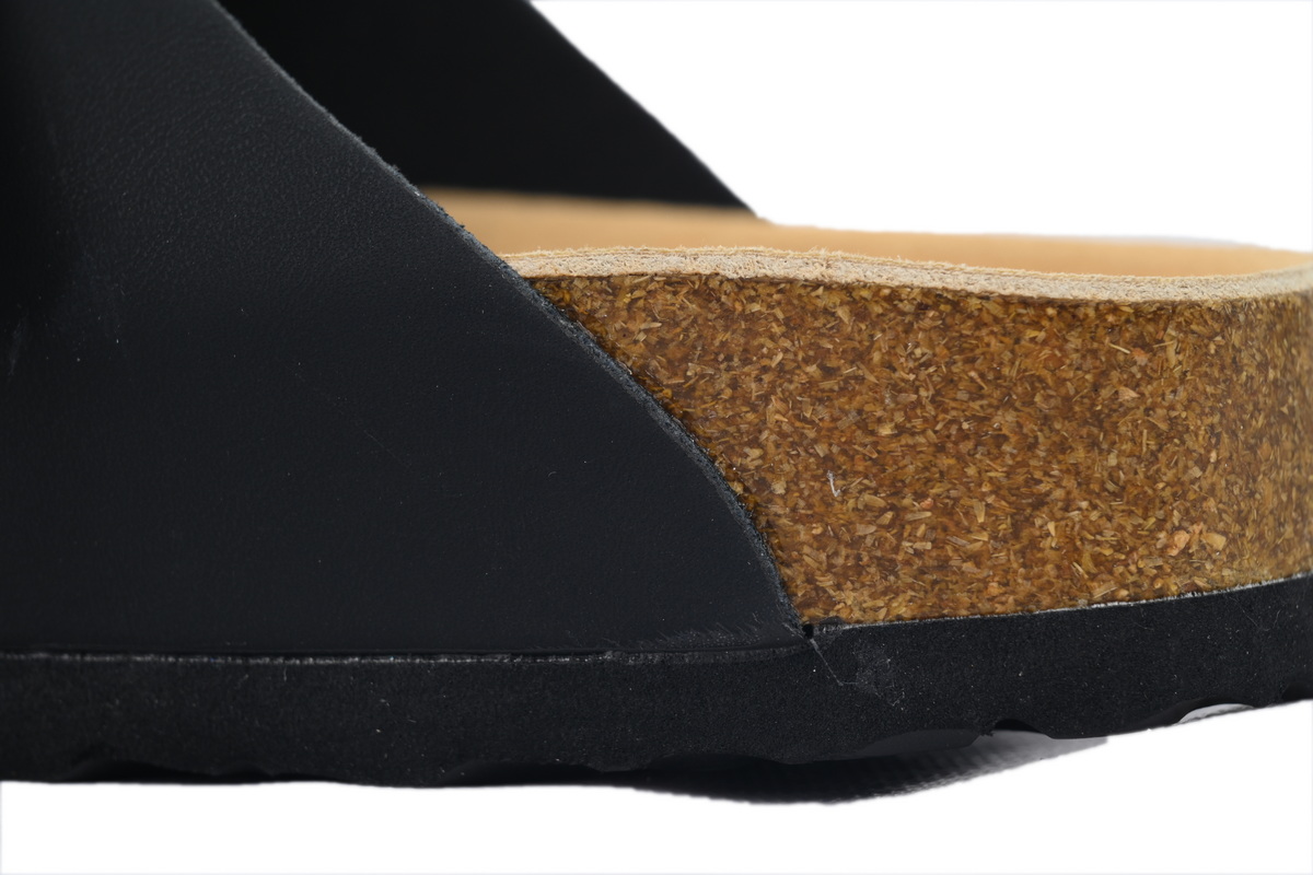 Birkenstock Boston Soft Footbed Black Leather Surface