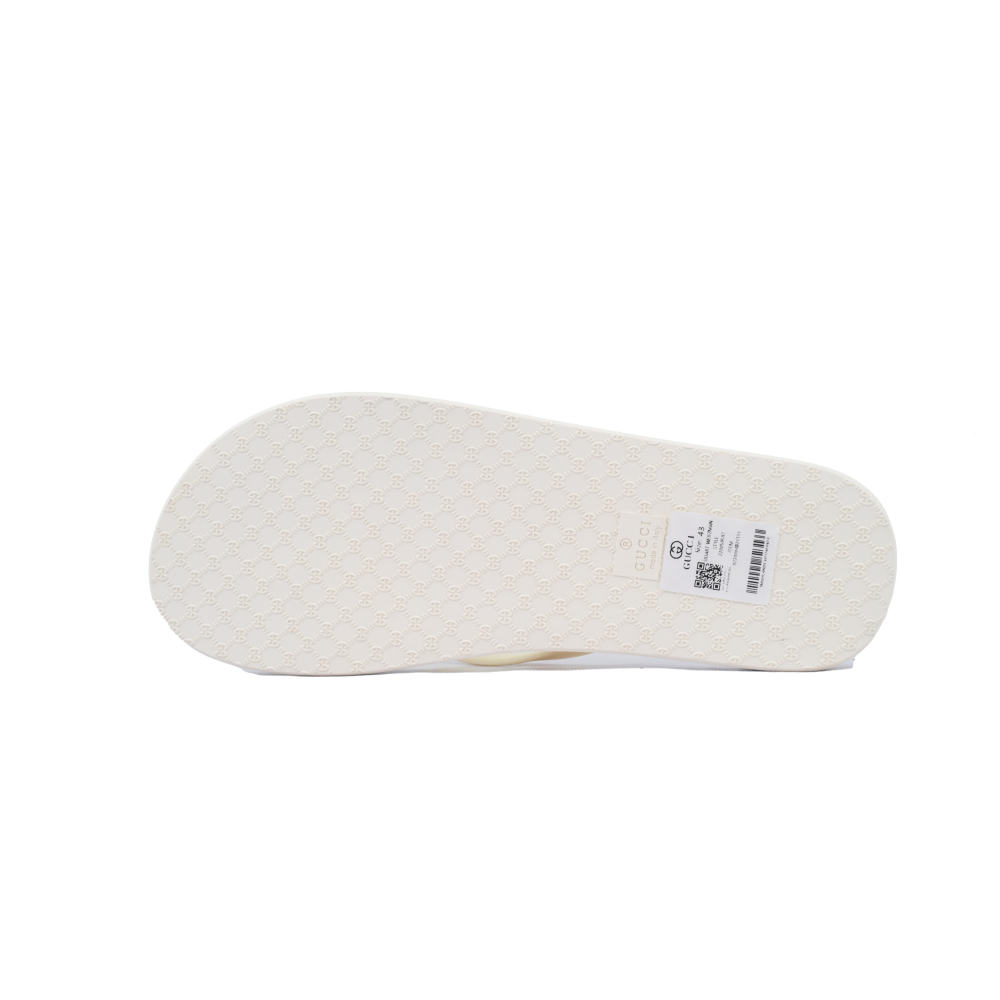 Gucci Flip Flops All White