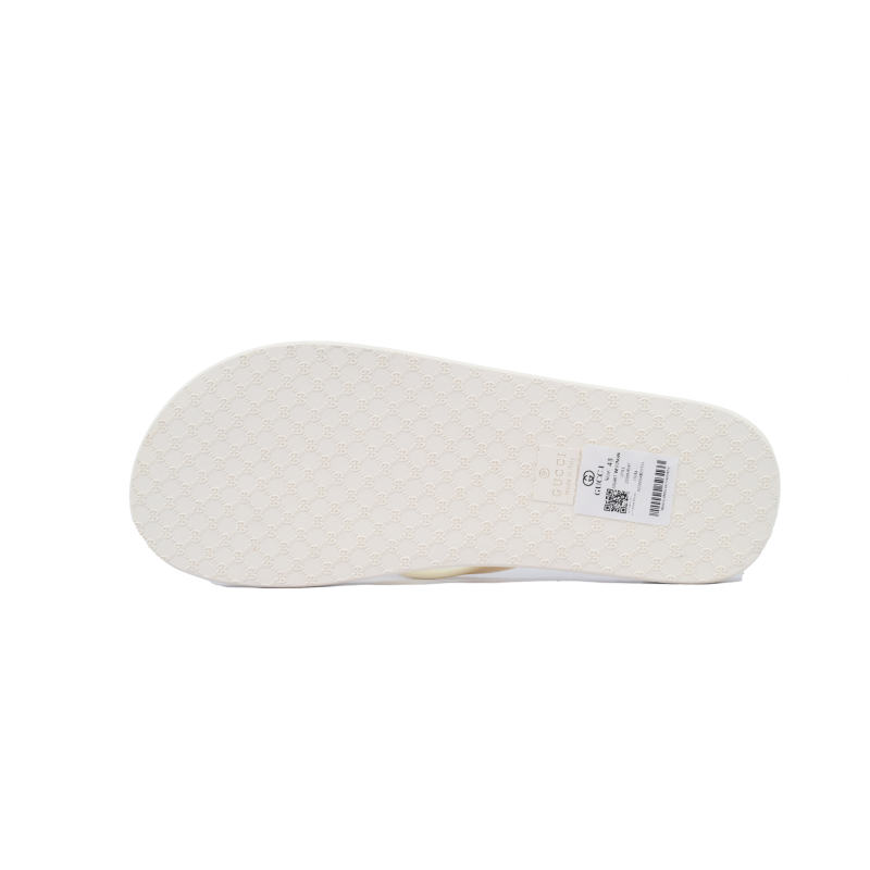 Gucci Flip Flops All White