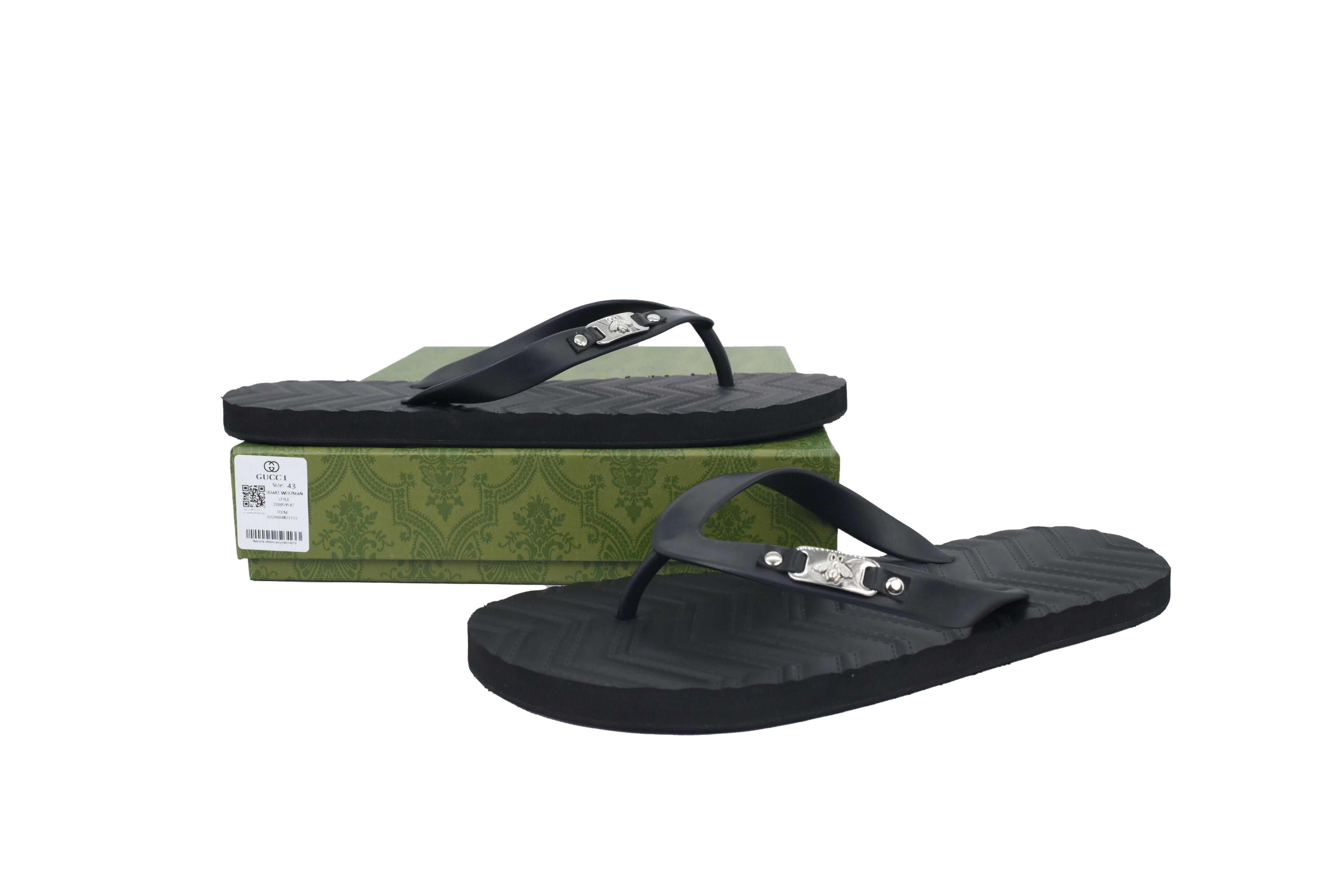 Gucci Flip Flops Black