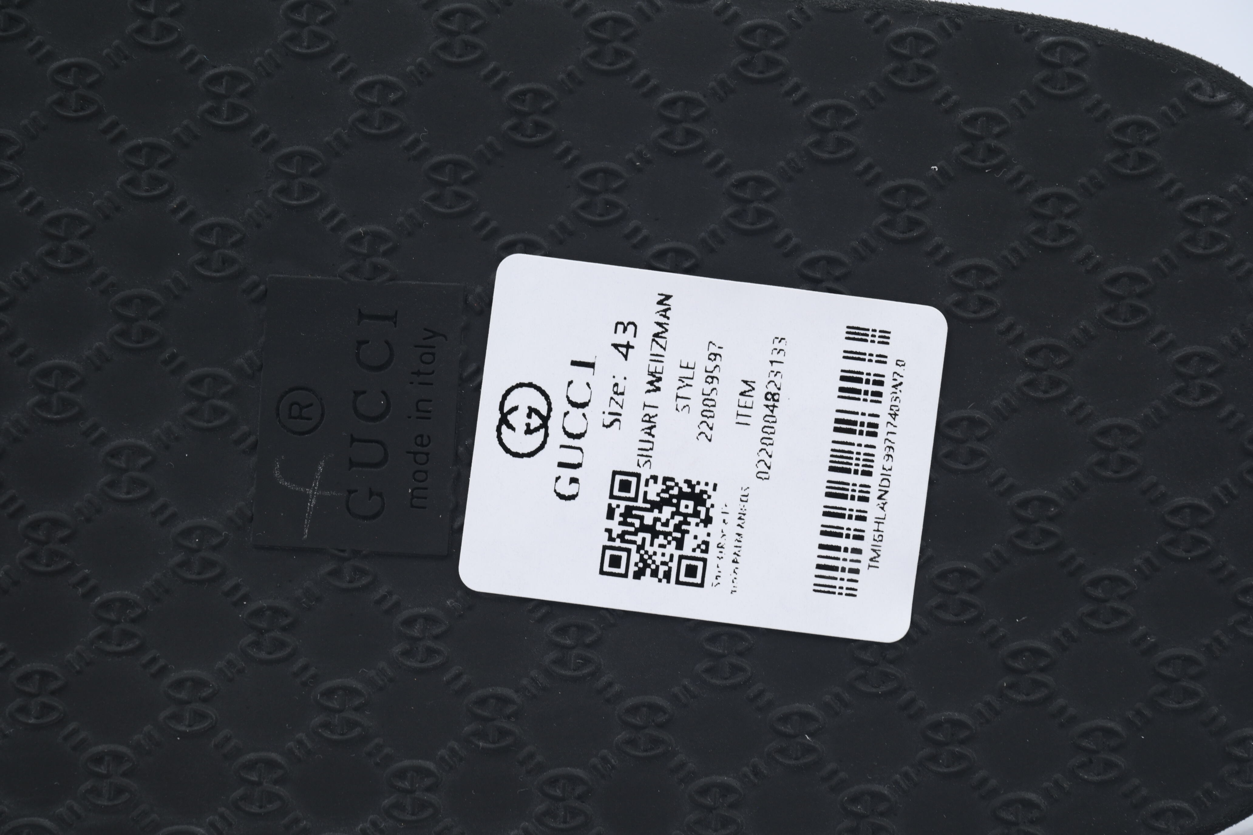 Gucci Flip Flops Black And White