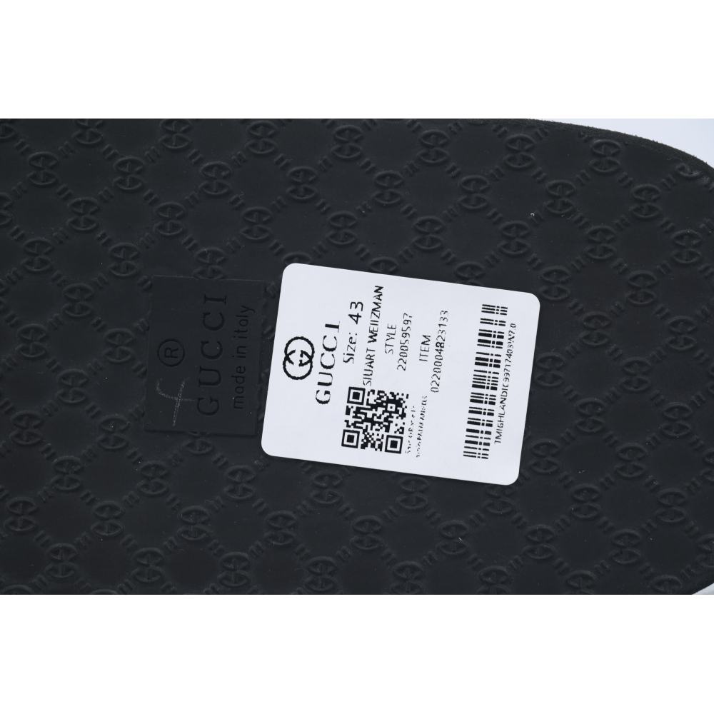Gucci Flip Flops Black And White