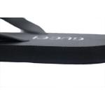 Gucci Flip Flops Blue Bottom Flower All Black
