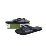 Gucci Flip Flops Blue Bottom Flower All Black