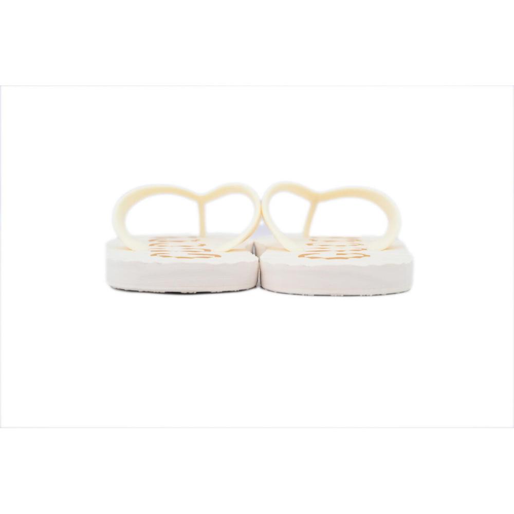 Gucci Flip Flops Logo Bottom Beige