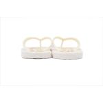 Gucci Flip Flops Logo Bottom Beige