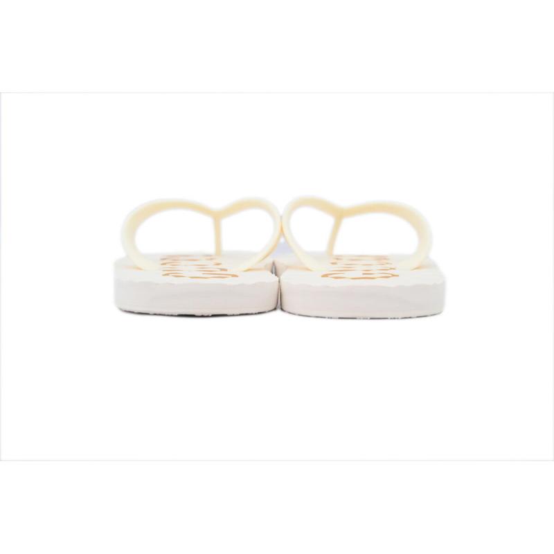 Gucci Flip Flops Logo Bottom Beige