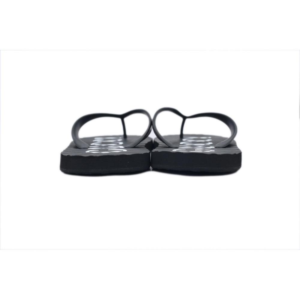 Gucci Flip Flops Logo Bottom Black