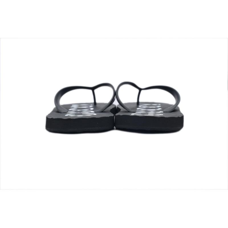Gucci Flip Flops Logo Bottom Black