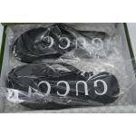 Gucci Flip Flops Logo Bottom Black
