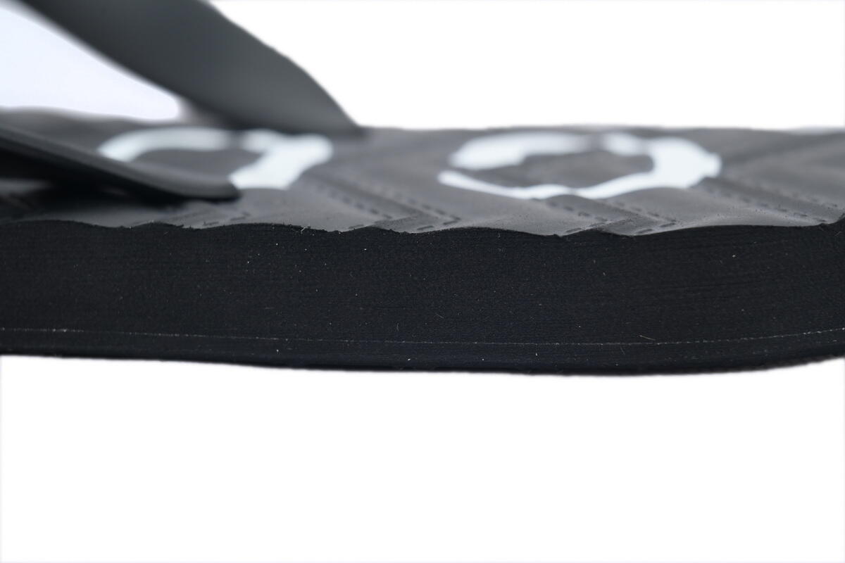 Gucci Flip Flops Logo Bottom Black