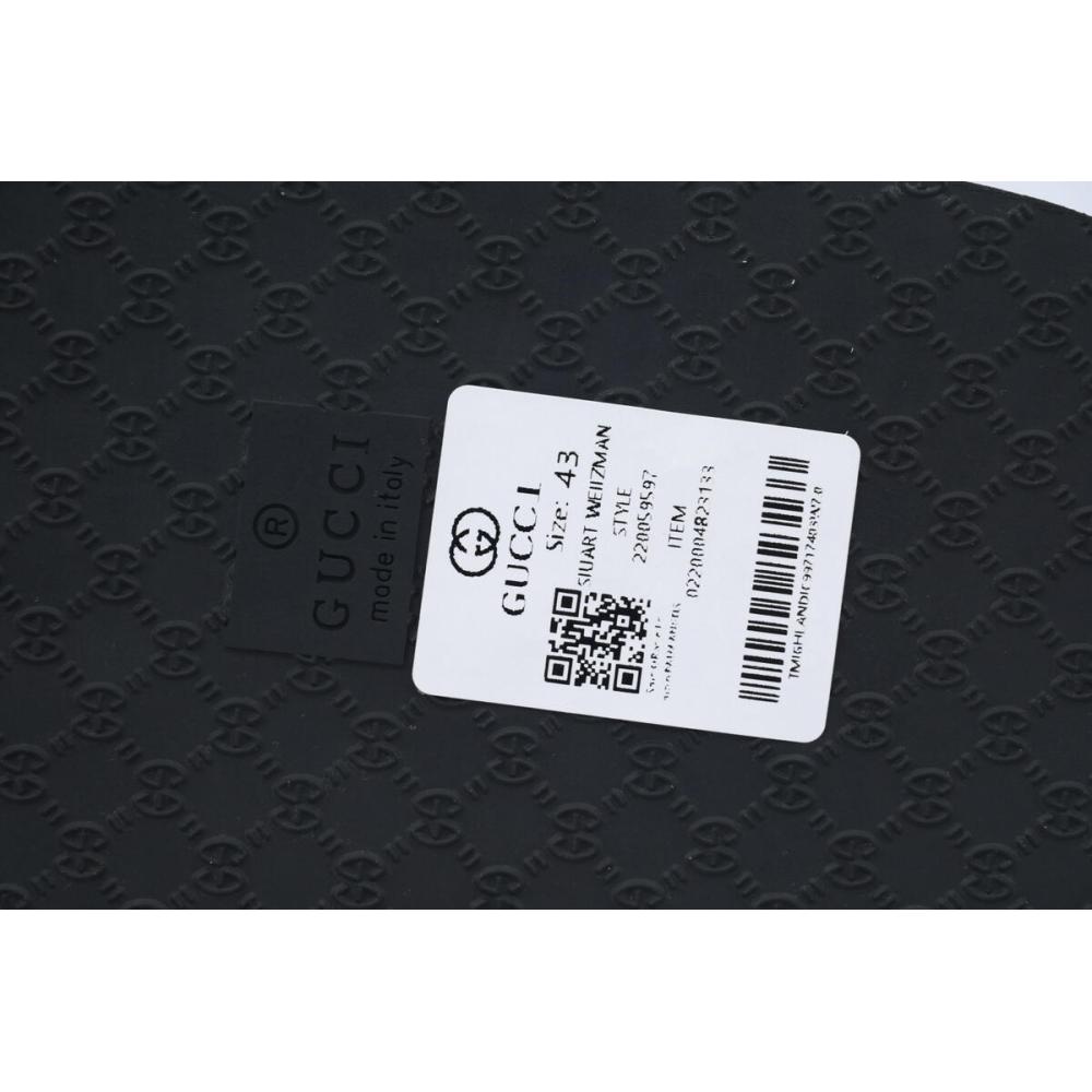 Gucci Flip Flops Logo Bottom Black