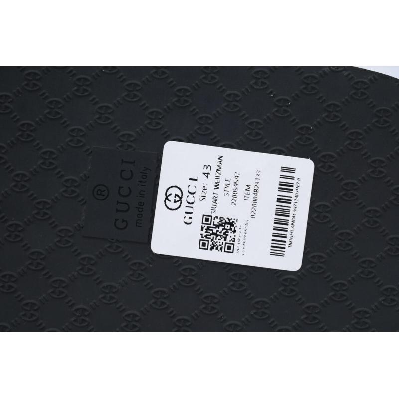 Gucci Flip Flops Logo Bottom Black