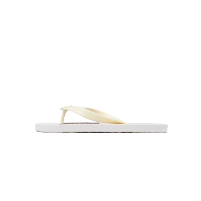 Gucci Flip Flops Red Bottom Flower Rice White 02