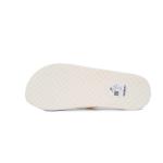 Gucci Flip Flops Red Bottom Flower Rice White