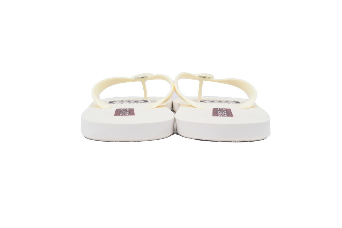 Gucci Slippers Double G Black Patterned Logo Insole All White