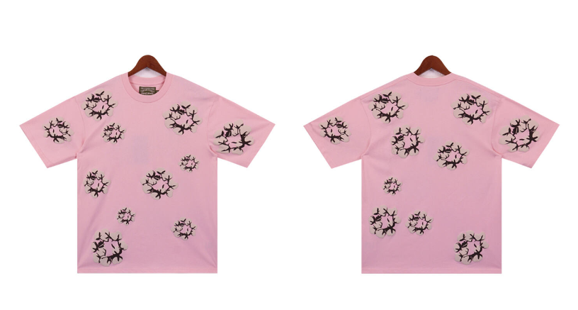 Denim Tears Cactus Tears Wreath T-Shirt #2666 Black/Blue/Red/Grey/Green/Pink